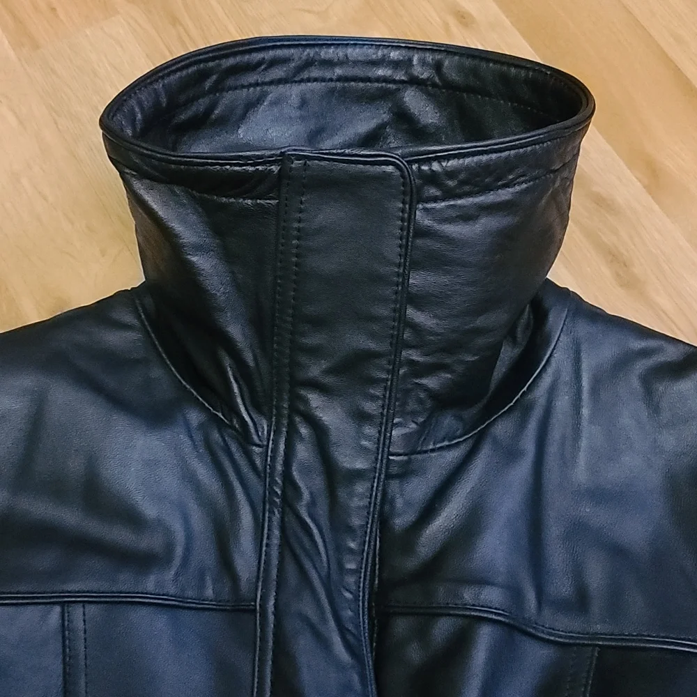 Leather Jacket with belt with Thinsulate Ling size M Excell condition - Picture 4 of 10